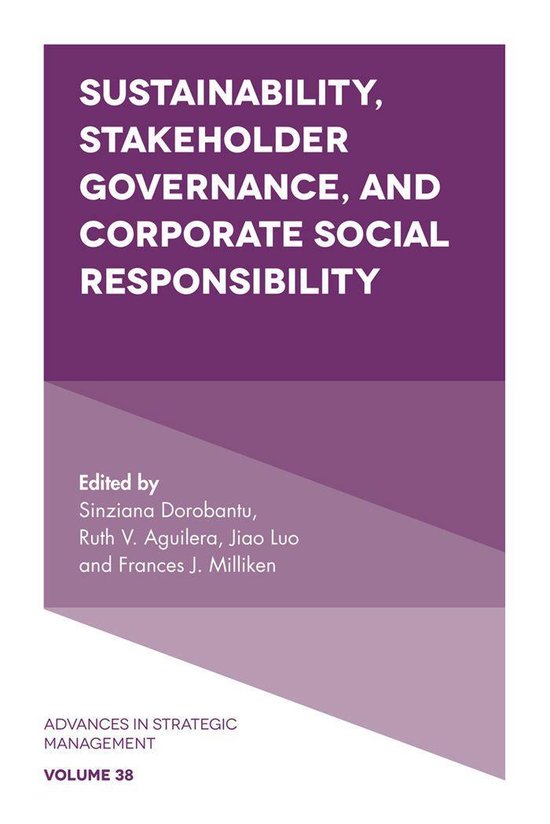Advances in Strategic Management 38 - Sustainability, Stakeh ... - cover