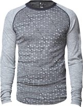 Geo shirt merino wol – grijs - maat XL