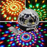 RGB Stage Light LED Crystal Magic Ball met Afstandbediening