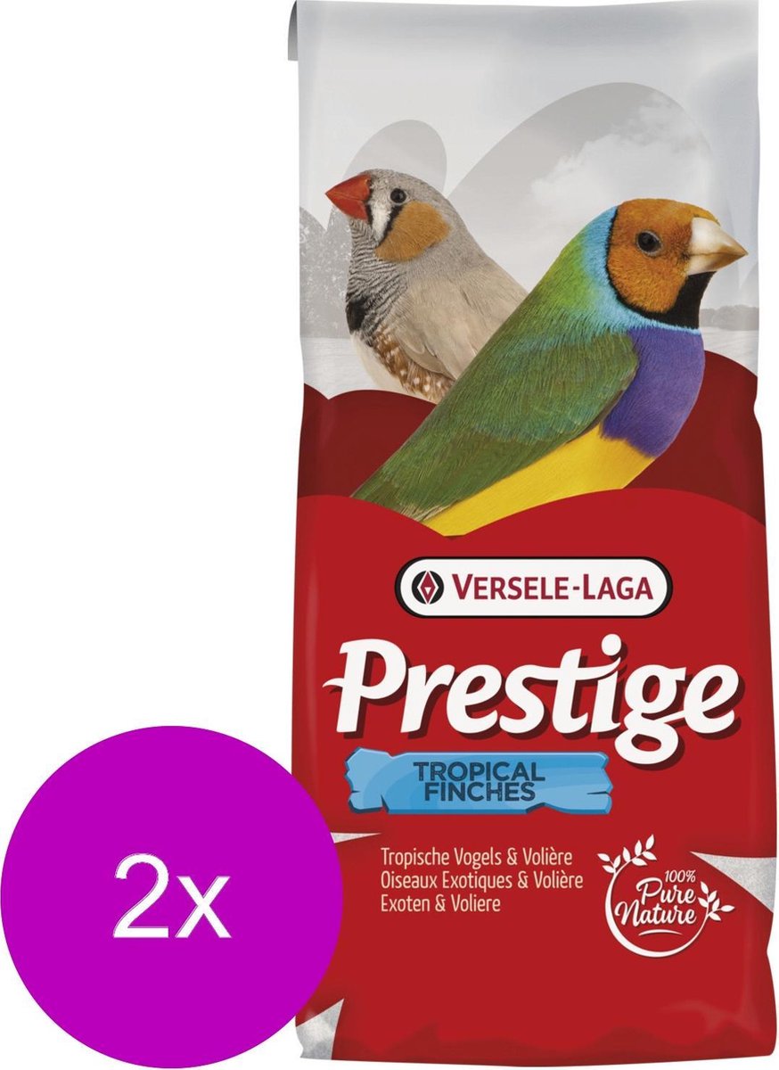 Versele-Laga Prestige Tropische Vogels - Vogelvoer - 2 x 20 kg