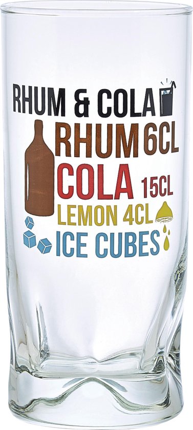 Durobor Rum Cola Glas - 0.27 l - 6 stuks
