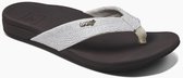 Reef Ortho-Spring Dames Slippers - Brown/White - Maat 36