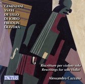 Alessandro Cazzato - Riscritture Per Violino Solo (CD)