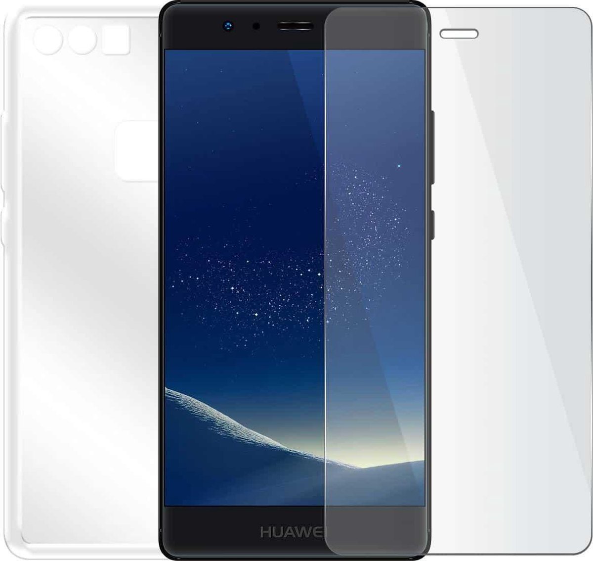 Huawei Y6 2018 - Beschermingsset - Screenprotector met siliconen hoes
