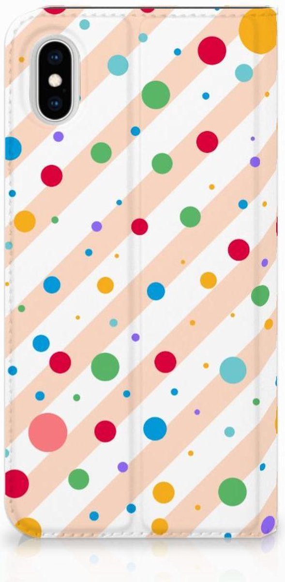 Apple iPhone Xs Max Hoesje met Magneet Dots