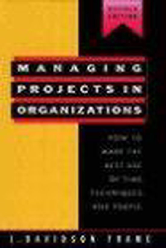 Managing Projects in Organizations - cover