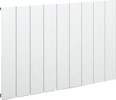 Design radiator horizontaal aluminium mat wit 60x85cm 999 watt  - Rosano