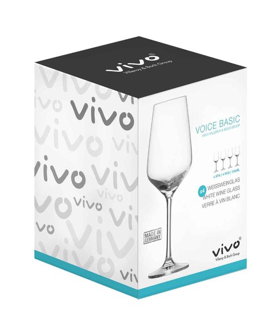 pensioen winkel Rubriek VIVO by Villeroy & Boch Group Voice Basic Wijnglazen - 36 cl - 4 stuks |  bol.com