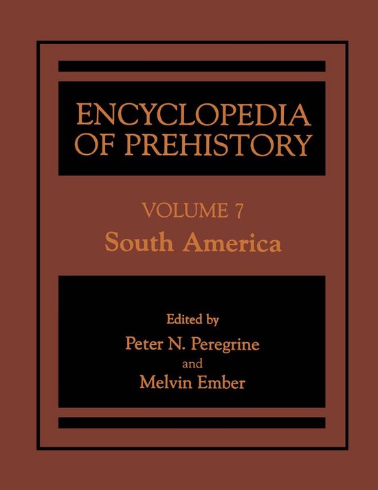 Encyclopedia of Prehistory - cover