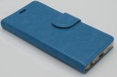 Xssive Hoesje voor LG K5 - Book Case - geschikt voor 3 pasjes - turquoise