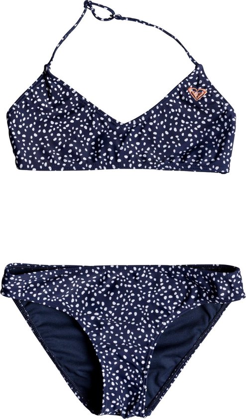 Dodelijk Signaal douche Roxy Seaside Lover Meisjes Bikini - Medieval Blue New Dots Swim - Maat 164  | bol.com