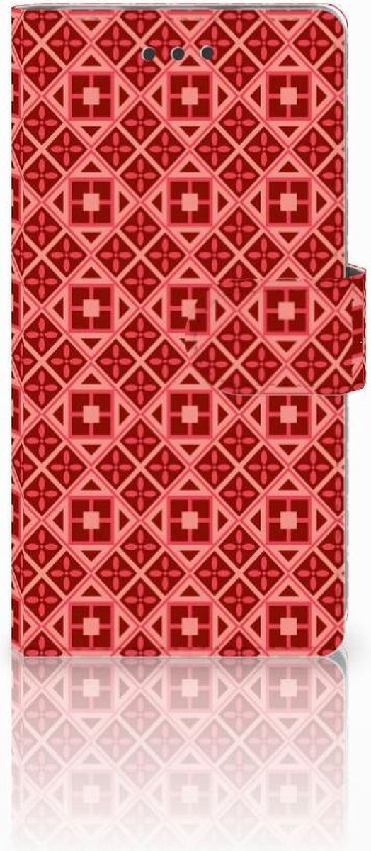 Huawei Ascend P8 Lite Telefoon Hoesje Batik Rood