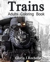 Trains Adults Coloring Book