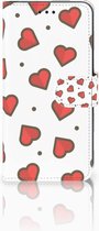 Xiaomi Mi A2 Lite Book Case Hoesje Hearts