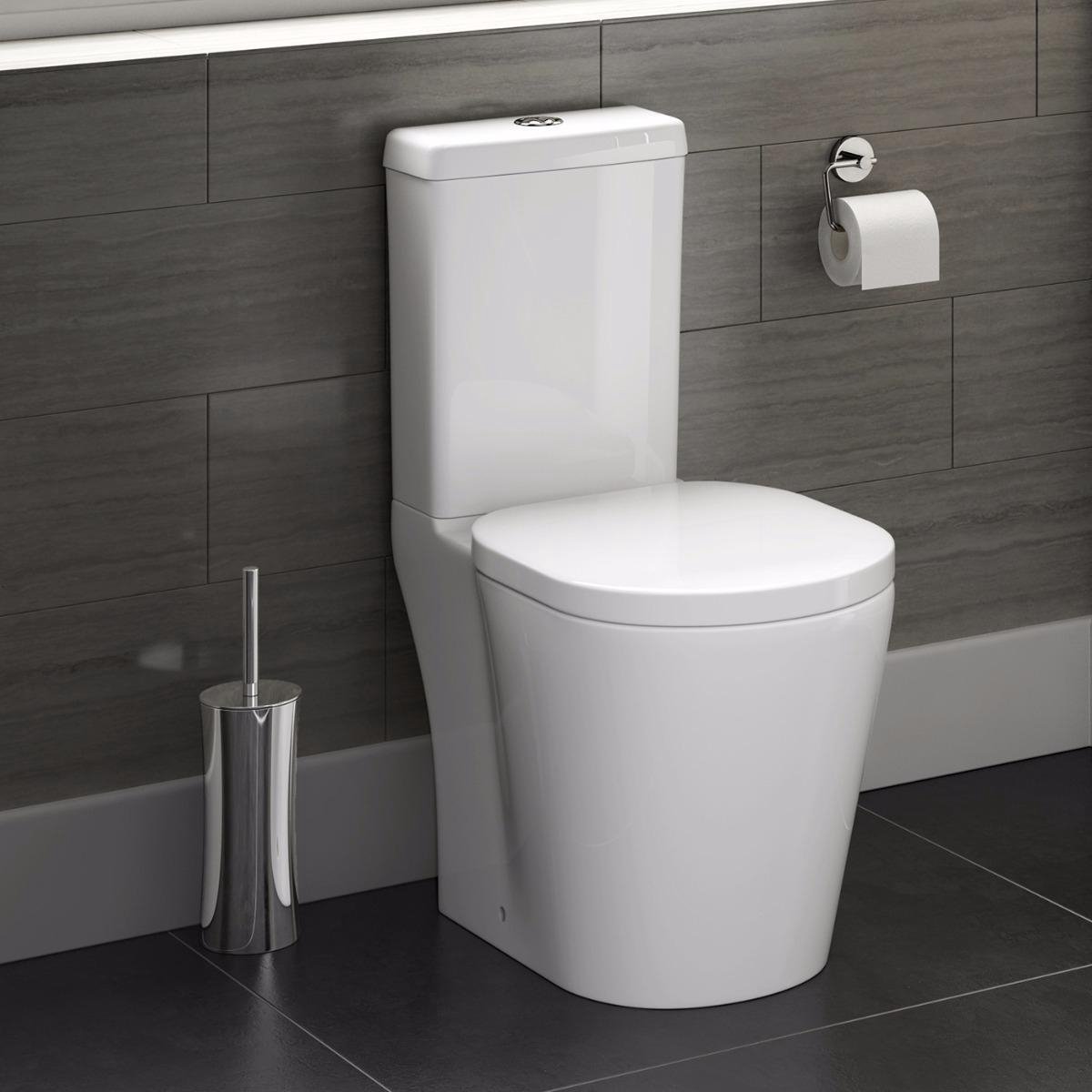 Albi Staand Toilet Compleet Met Spoelbak En Softclose Zitting | bol.com