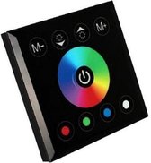 RGBW LED 12V-24V Wall Touch Controller - Zwart