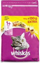 Whiskas Brokjes Adult Kip - Kattenvoer - 5 x 1.1 kg