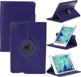 iPad Mini 4 Hoes Cover 360 graden Multi-stand Case draaibare donker blauw