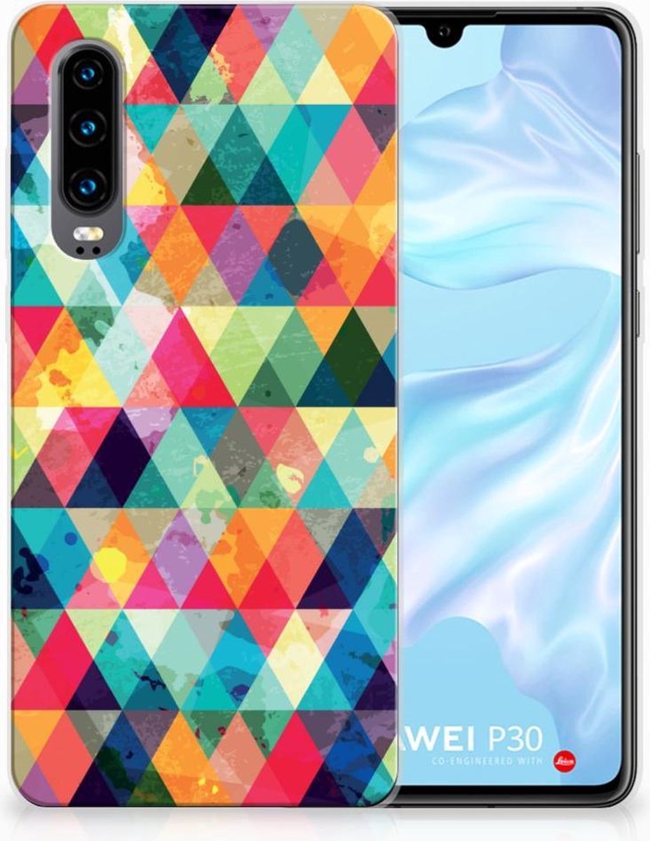 Huawei P30 TPU bumper Geruit