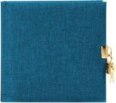 GOLDBUCH GOL-44711 dagboek SUMMERTIME turquoise met slot