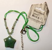 Prachtige Rock Stone hanger/collier van Aventurijn