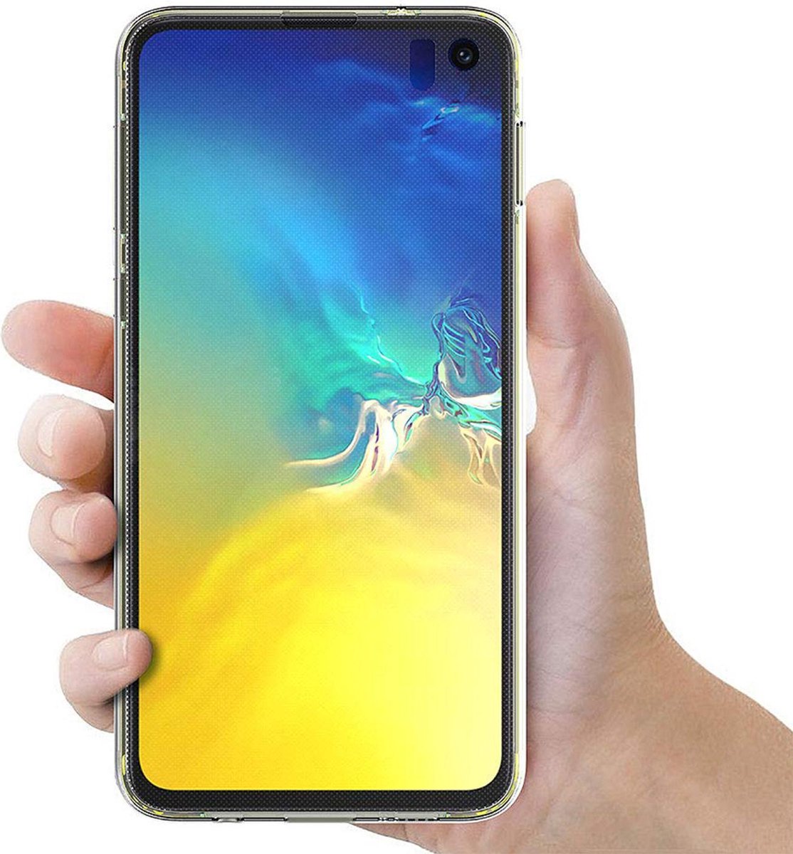 Samsung Galaxy S10e Hoesje 360 Graden Case 2 In 1 Hoes Transparant Ingebouwde Bol Com