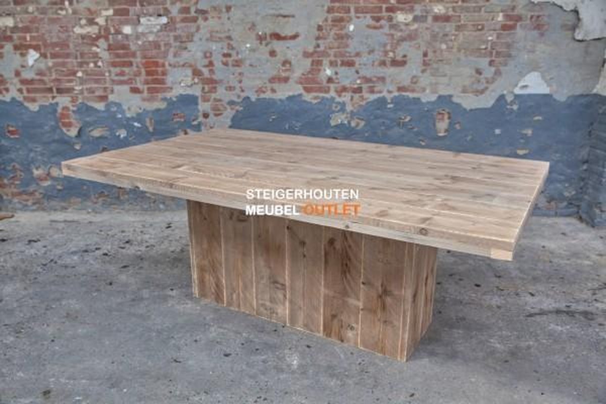 Zwevende Tafel Steigerhout