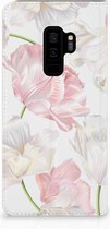 Geschikt voor Samsung Galaxy S9 Plus Standcase Hoesje Design Lovely Flowers