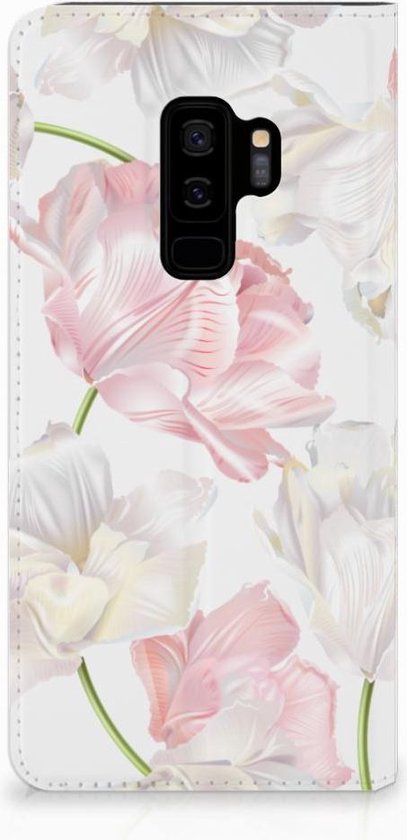 Geschikt voor Samsung Galaxy S9 Plus Standcase Hoesje Design Lovely Flowers