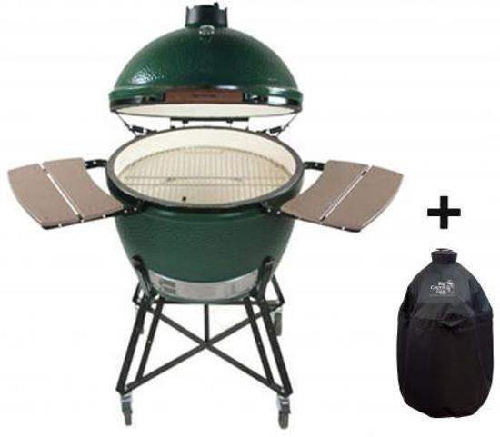 | Big Green Egg Extra Large Houtskoolbarbecue Compleet Big Green Egg Extra Large barbecue ø 67,5 cm keramiek groen