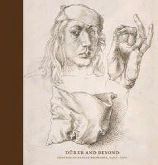 Schets van een zelfportret en een hand. Titel: Dürer and Beyond. Central European Drawings, 1400-1700.