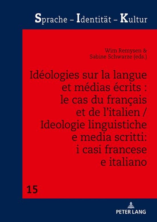 Sprache - Identitaet - Kultur 15 - Idéologies sur la langue ... - cover