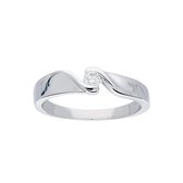 Glow 214.3014 Ring Witgoud G SI 1 0,1ct - maat 56