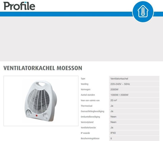 ARDES - AR4F15 Vertigo ventilatorkachel met 2 standen - Verticale en horizontale ventilatorkachel met 2 standen - Draagbare elektrische oven met thermostaat