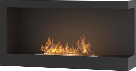 Tarief Warmte Niet essentieel Simple Fire - bio-ethanol haard hoek rechts - inbouw sfeerhaard - 90x45cm.  | bol.com