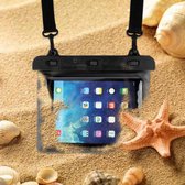 #DoYourSwimming - Beschermhoes, beachbag voor mobiele telefoons & tablet 9,7" tot 10,6 - »Nautilus« - outdoor voor op het strand - waterdicht tot 5m - zwart