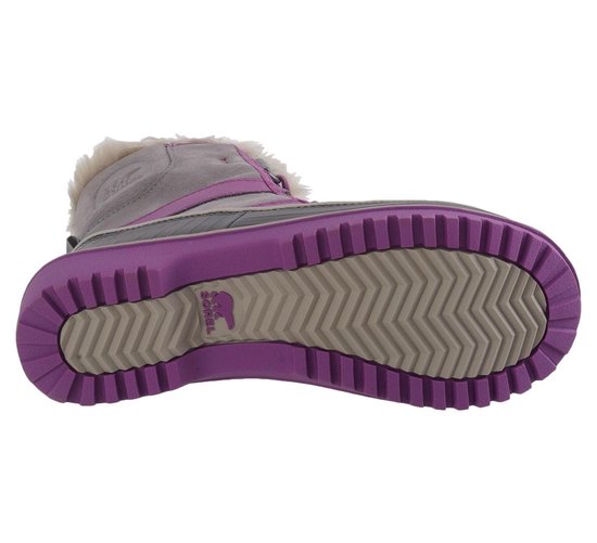 Sorel Youth Tivoli II Snowboots Unisex Maat 39 Grijs/ Paars