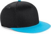 Beechfield kinder baseball cap  Zwart/blauw