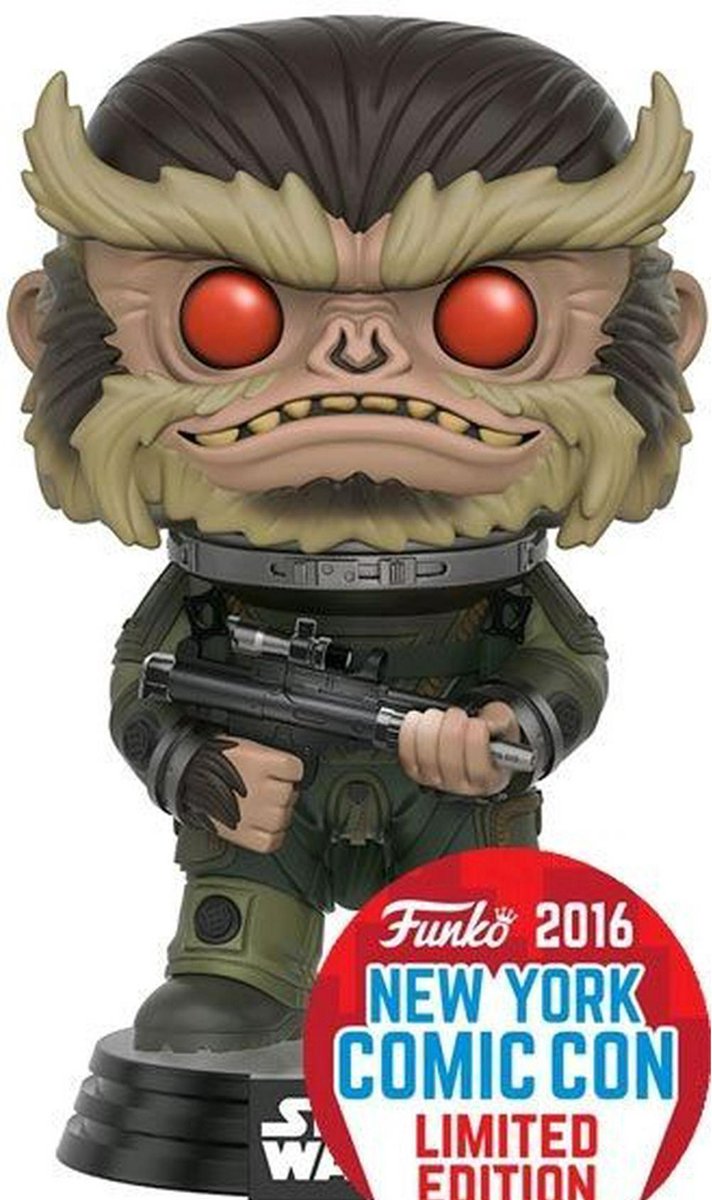 Funko PoP! Star Wars Bistan Comic con 2018 Limited edition - Rare Vaulted Zeldzaam Exclusive