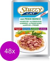 Stuzzy Pouch Adult 100 g - Kattenvoer - 48 x Witvis&Jelly