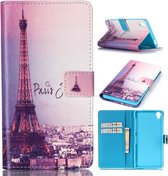 iCarer Eiffel tower wallet case hoesje Sony Xperia XZ