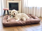 Meisterpet hondenbed / hondenmand Donkerbruin W02 L (ca 80*65*18 cm)
