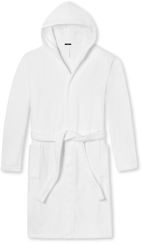 Schiesser Dames Badmantel - Wit - Maat M