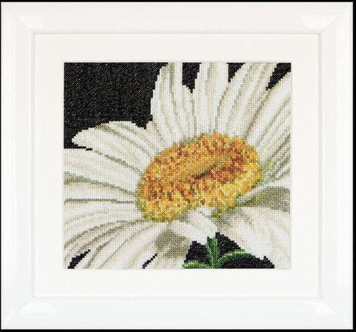 Thea Gouverneur - Borduurpakket met telpatroon - 2025A - Voorgesorteerde DMC Garens - Alfabet Bloemen - Aida - 60 cm x 57 cm - DIY Kit Thea Gouverneur - Borduurpakket met telpatroon - 2025A - Voorgesorteerde DMC Garens - Alfabet Bloemen - Aida - 60 cm x 57 cm - DIY Kit