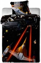 Star wars Spaceships - Dekbedovertrek - Eenpersoons - 140 x 200 cm - Multi