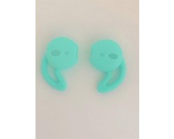 KELERINO. Anti-slip siliconen earhooks / earhoox / oorhaken geschikt voor Airpods 1 & 2 - Mintgroen