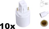 10 Stuks - G24 naar E27 Fitting Omvormer Converter