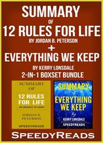 Omslag Summary of 12 Rules for Life: An Antidote to Chaos by Jordan B. Peterson + Summary of Everything We Keep by Kerry Lonsdale 2-in-1 Boxset Bundle