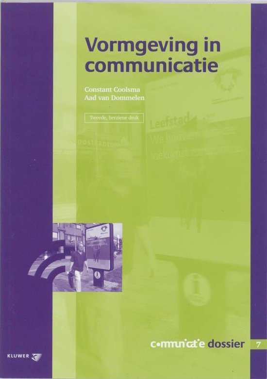 Cover van het boek 'Vormgeving in communicatie / druk 2' van A. van Dommelen en C. Coolsma