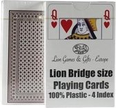 Lion 100% plastic, Bridge formaat, 4 Index